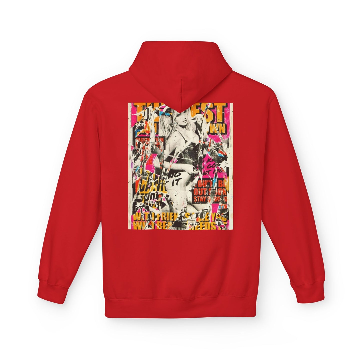 Unisex Midweight Softstyle Fleece Hoodie - Trendy Graphic Art Design