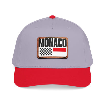 Monaco Leather Patch Baseball Cap – Vintage Racing Flag Hat