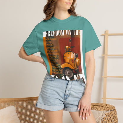 Vintage Vespa 'Freedom on the Road' T-Shirt