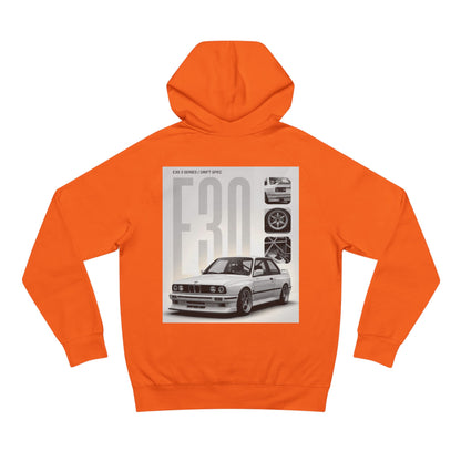 BMW E30 Hoodie — Vintage Motorsport Graphic Pullover