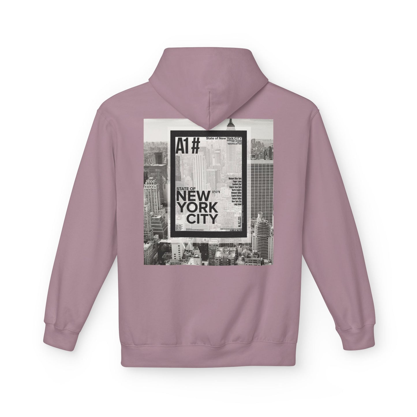 Happy Vibes Unisex Fleece Hoodie - Smiley Face Design