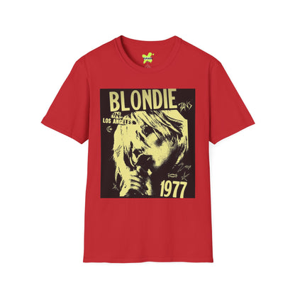Vintage Blondie Unisex Softstyle T-Shirt - Retro Music Graphic Tee