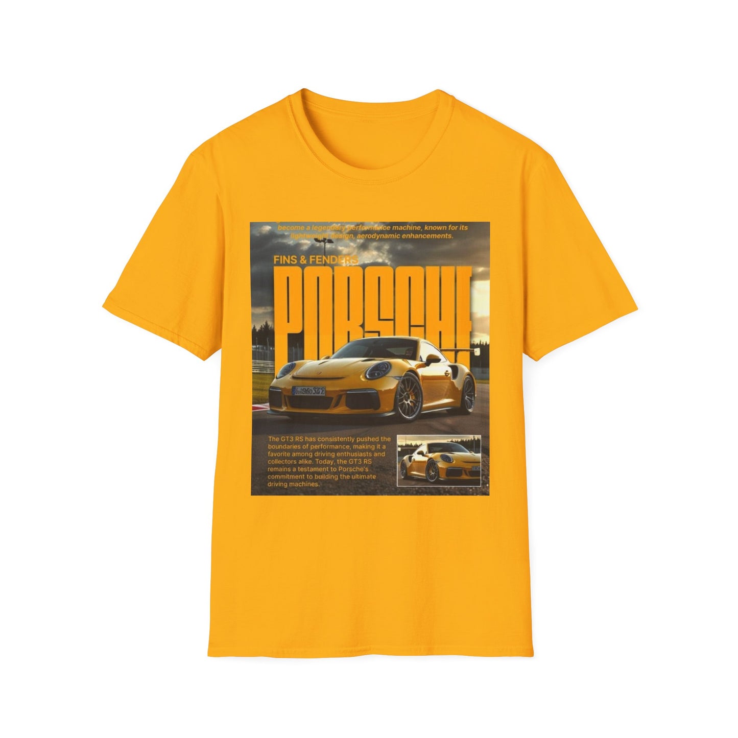 Vintage Porsche Graphic Unisex Softstyle T-Shirt