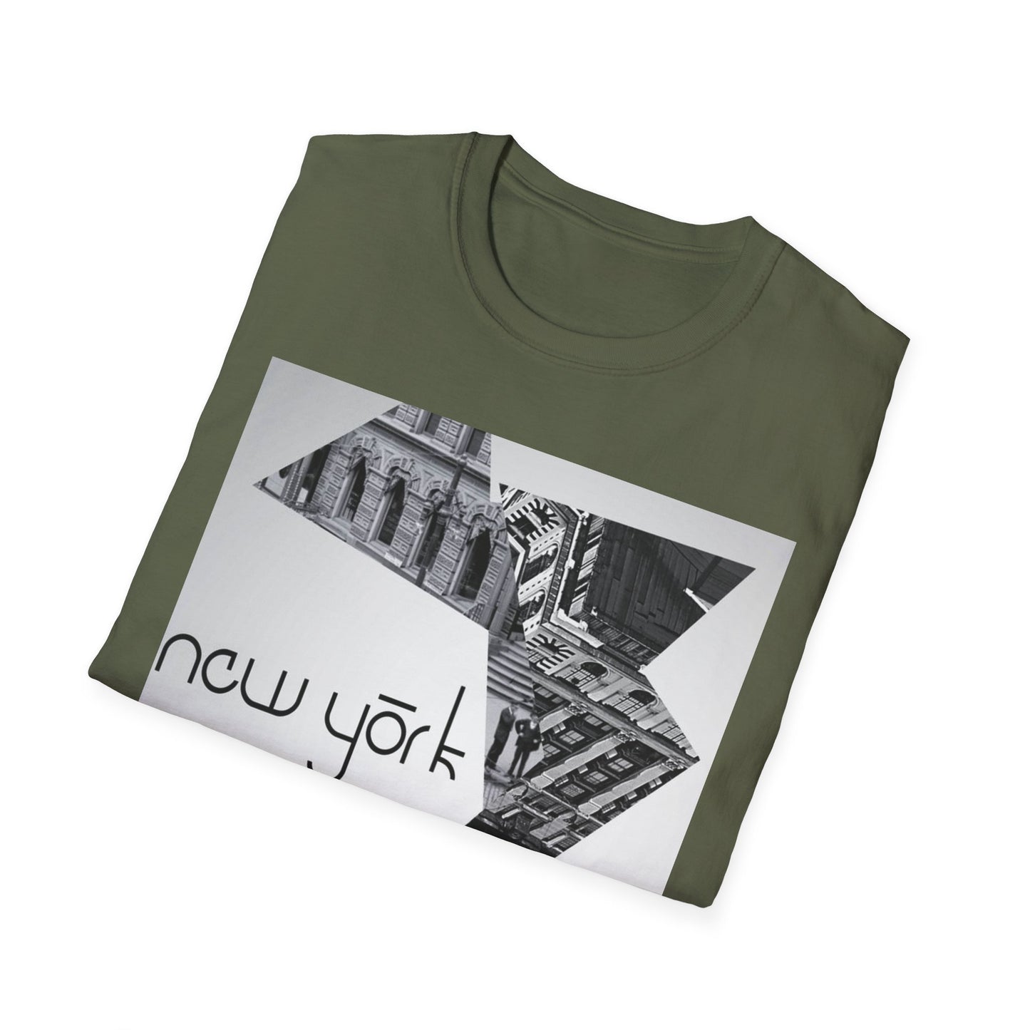 New York City Graphic T-Shirt, Unisex Softstyle Tee, Urban Fashion, Gift for Travelers, Streetwear Style, Vintage NYC Apparel