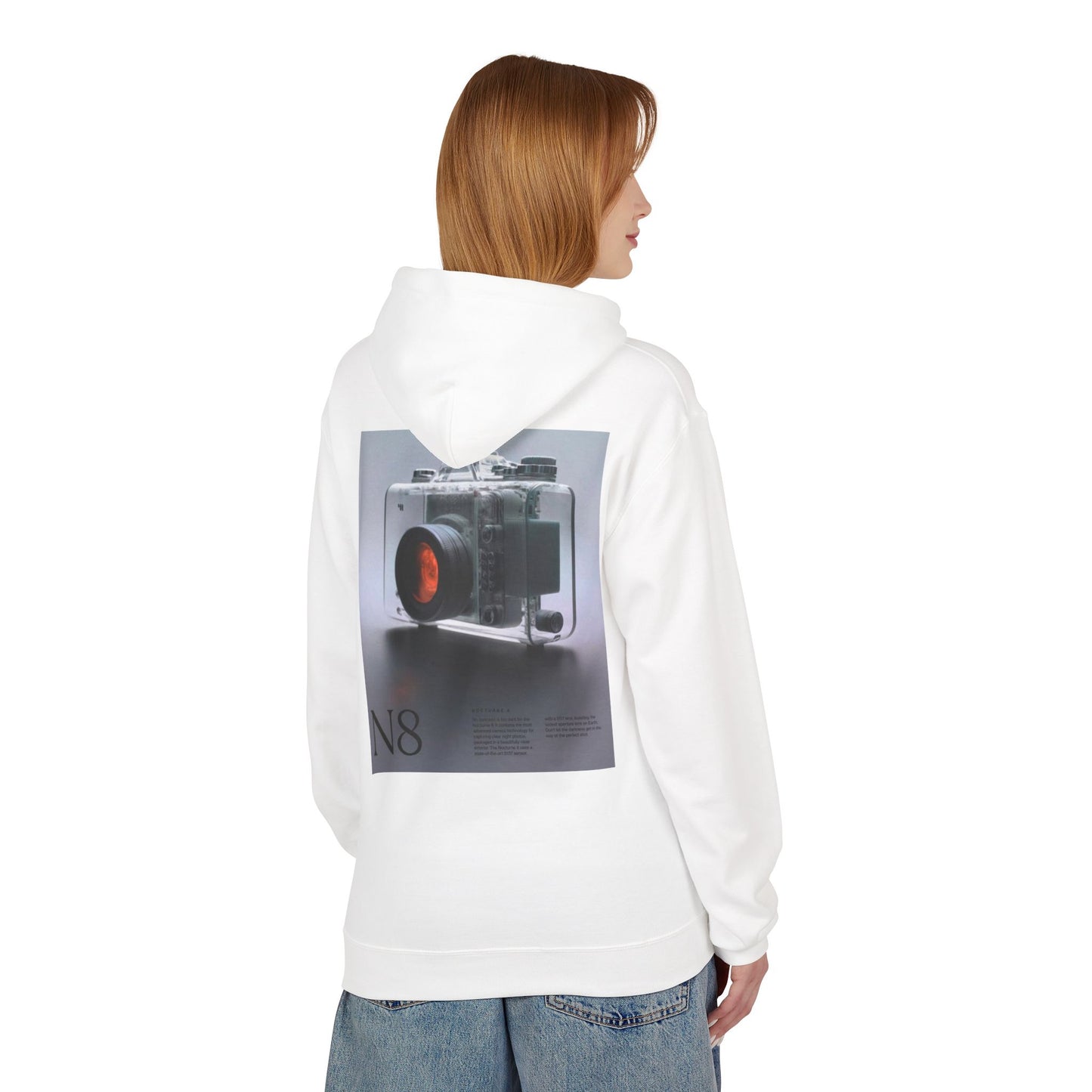 Retro Camera Photo Hoodie, Cozy Unisex Fleece Sweatshirt for Photography Lovers, Fashion Gift for Birthdays, Casual Wear, Everyday Style