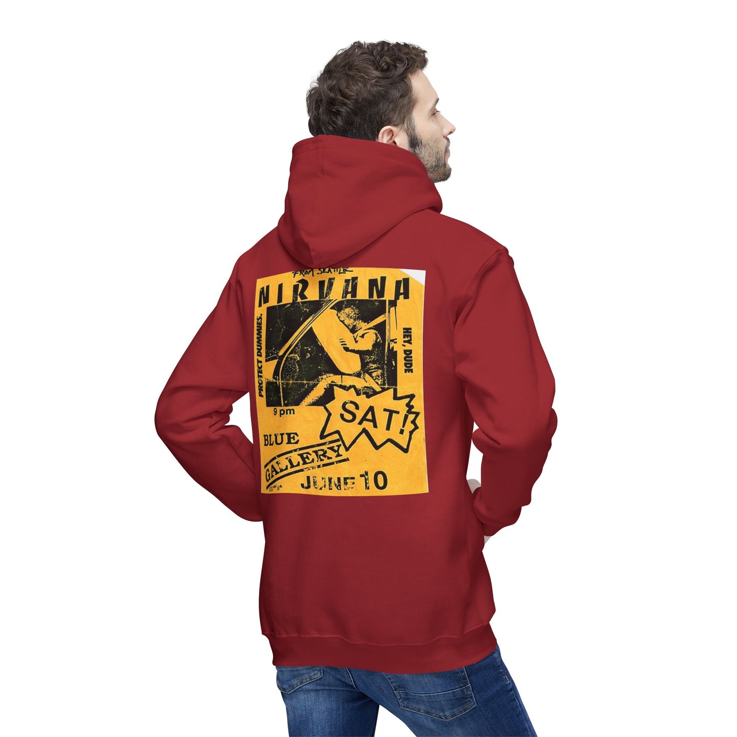 Vintage Band Graphic Unisex Hooded Sweatshirt - Made in USA