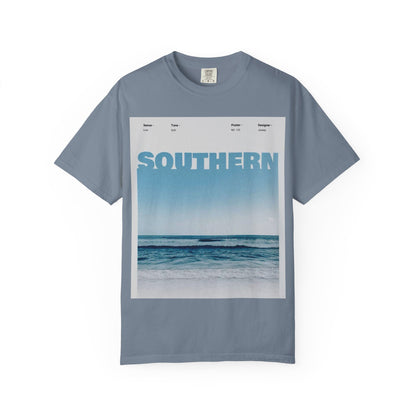 Southern Beach Photo T-Shirt — Ocean Waves Graphic Tee