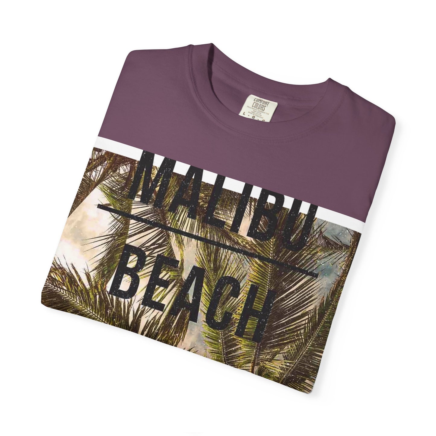 Malibu Beach Palm Photo T-Shirt