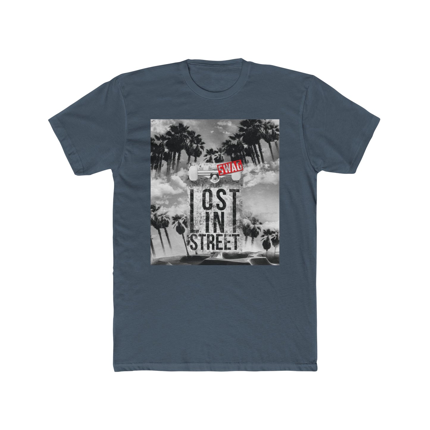 Lost in the Street Graphic Tee, Casual Everyday Shirt, Holiday Gift, Travel Enthusiast Apparel, Streetwear Fashion