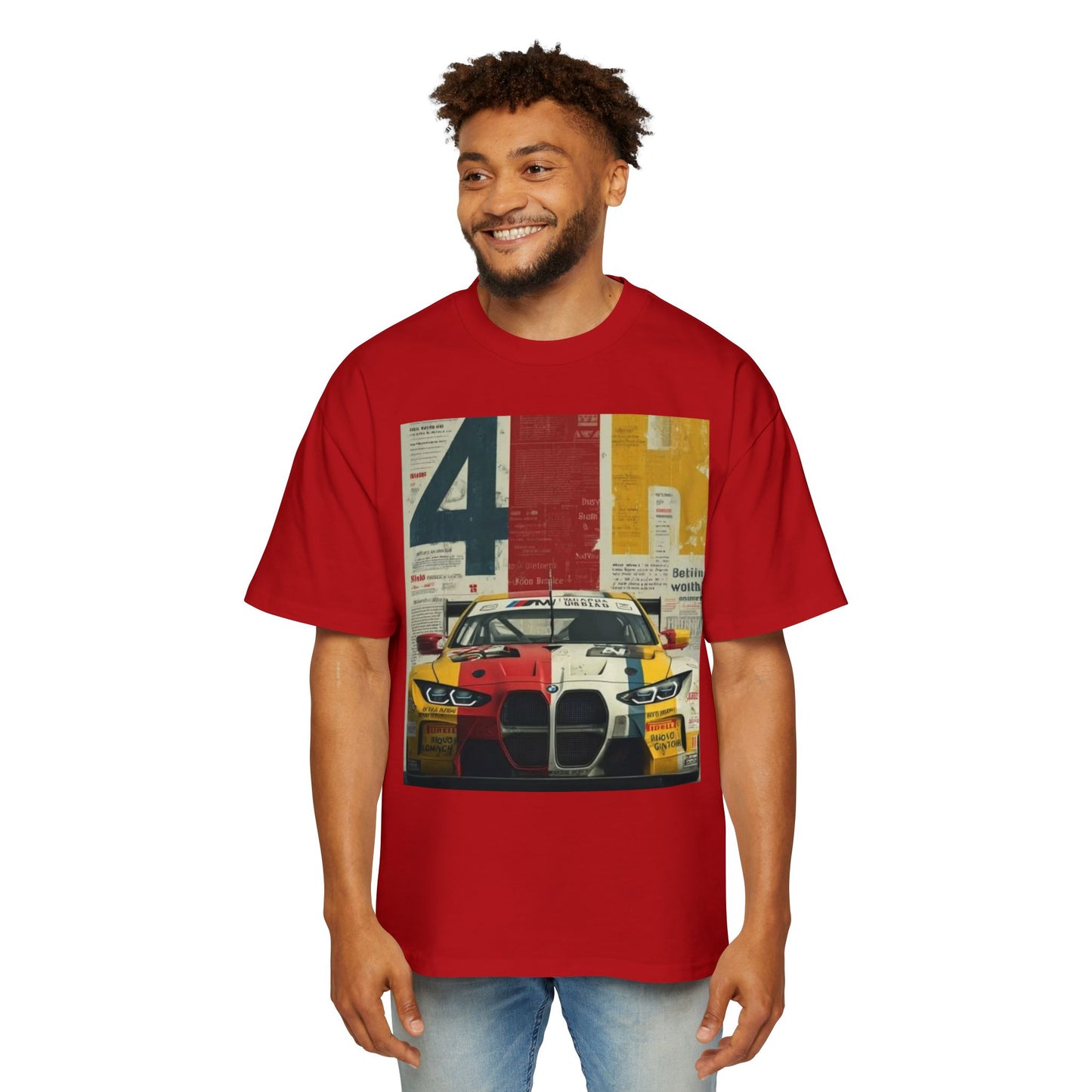 Racing Heritage Tee — Retro BMW M4 Motorsport Graphic T-Shirt