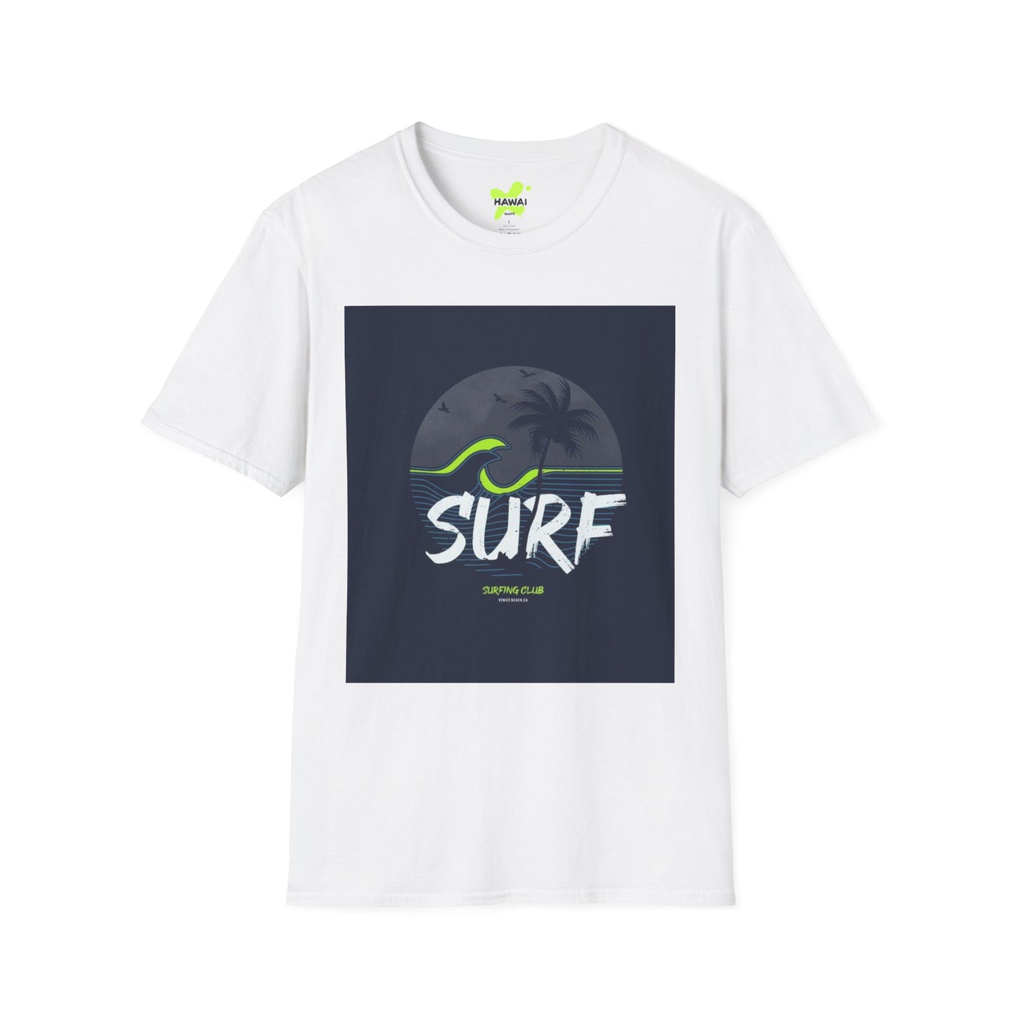 Surfing Club Unisex Softstyle T-Shirt | Chill Vibe Tee for Surf Lovers