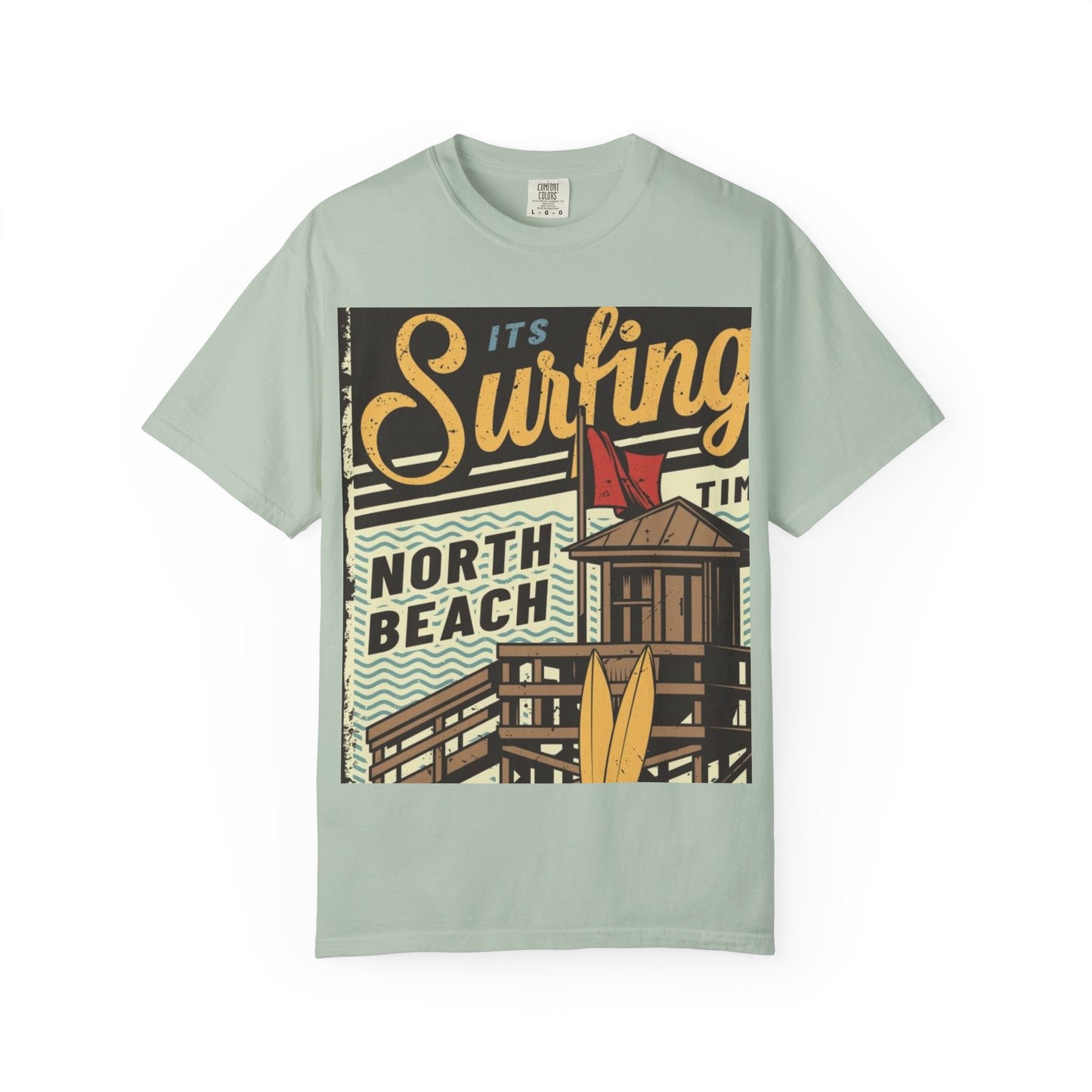 Surf Vibes Unisex T-Shirt - Retro Beach Tee, Casual Style, Summer Wear, Gift for Beach Lovers, Surfing Enthusiasts
