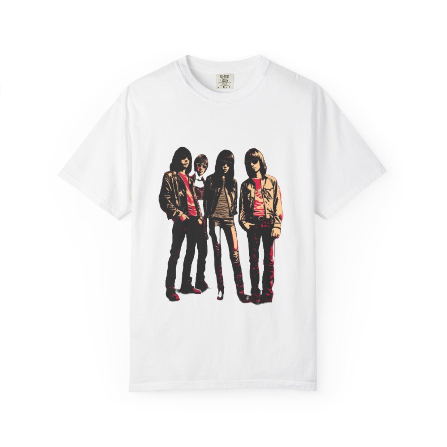 Rock Band Graphic Unisex Garment-Dyed T-Shirt