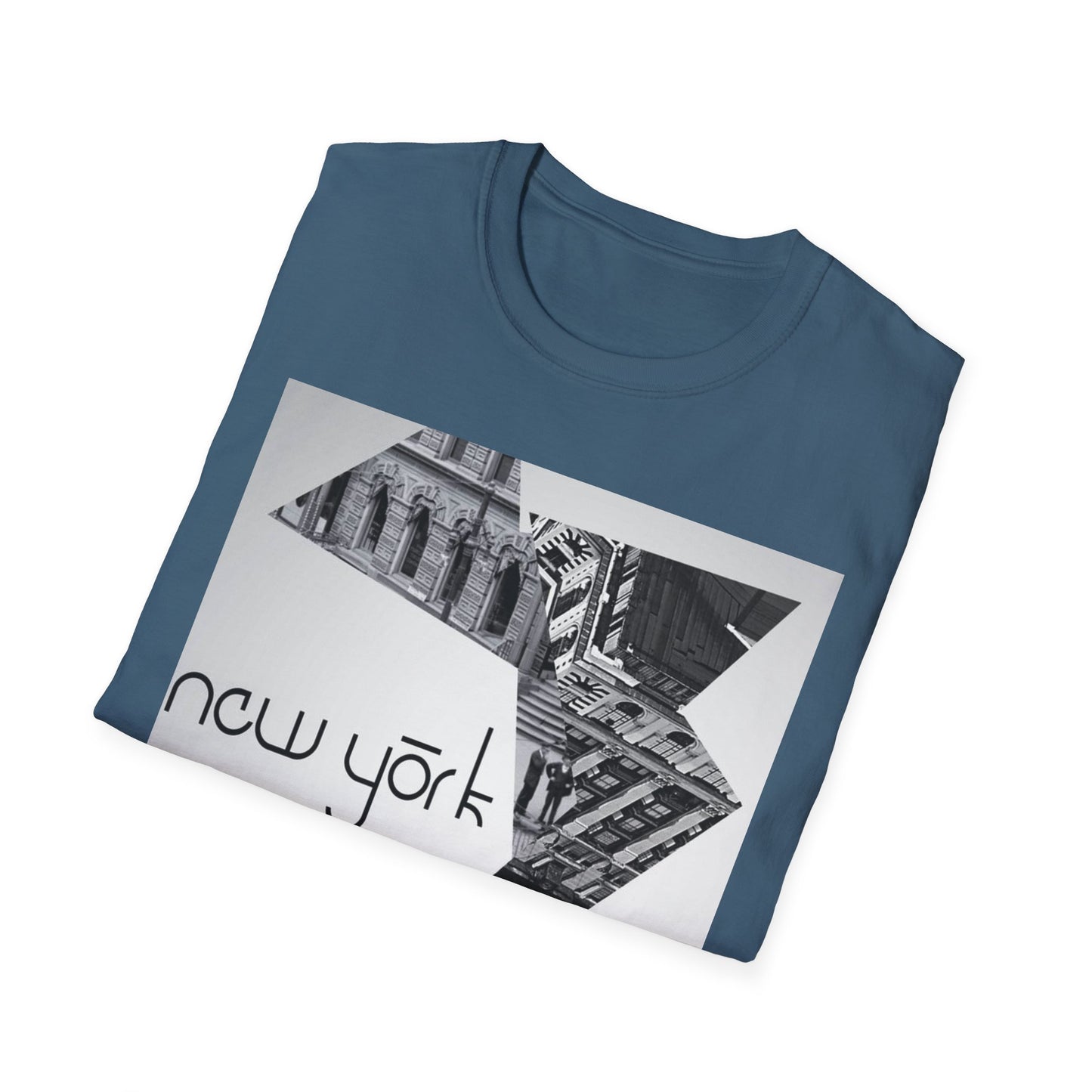 New York City Graphic T-Shirt, Unisex Softstyle Tee, Urban Fashion, Gift for Travelers, Streetwear Style, Vintage NYC Apparel