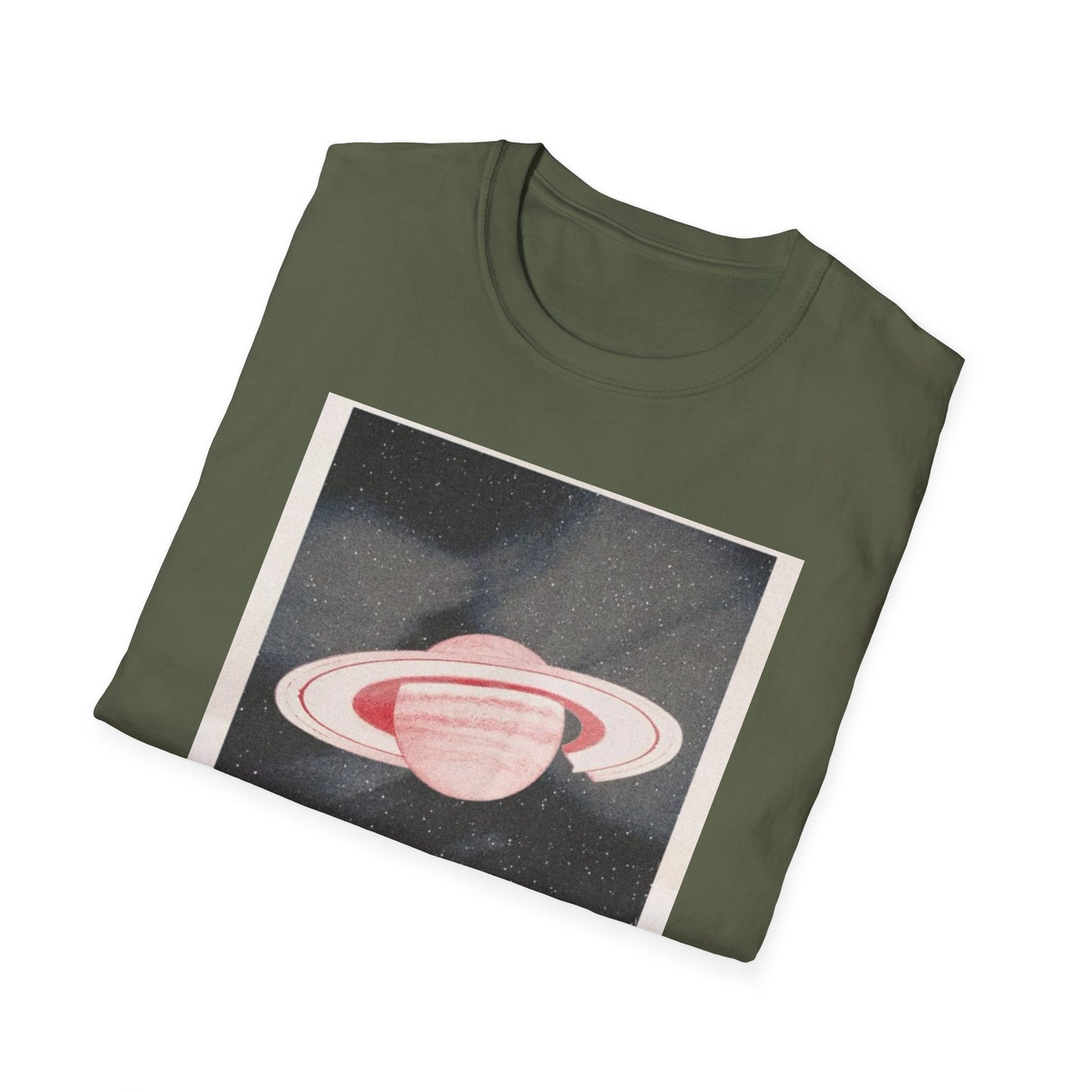 Vintage Saturn Graphic T-Shirt, Retro Space Tee, Unisex Casual Wear, Planet Lovers Gift, Cool Astronomy Shirt