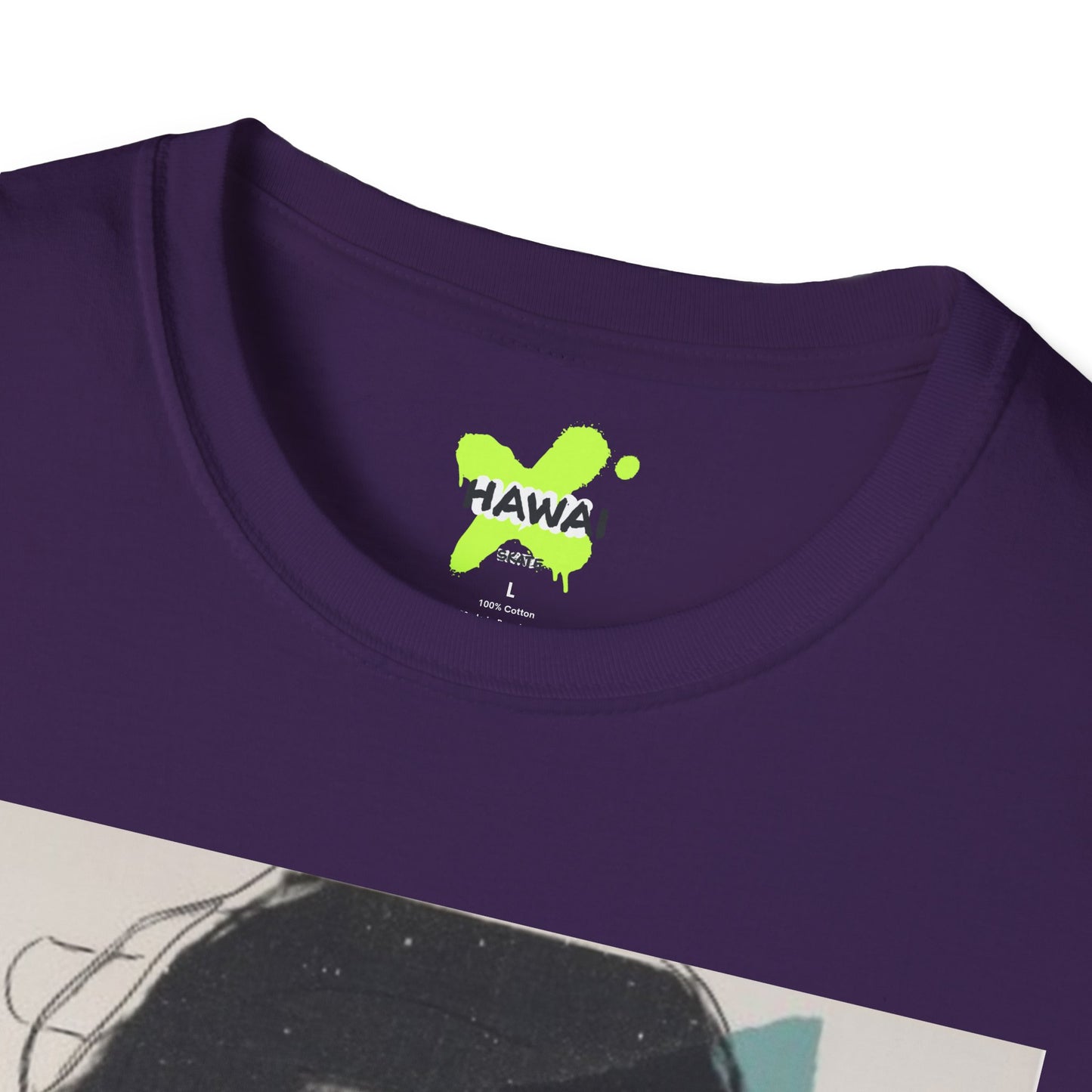 Artistic Unisex Softstyle T-Shirt - Unique Graphic Design for Art Lovers