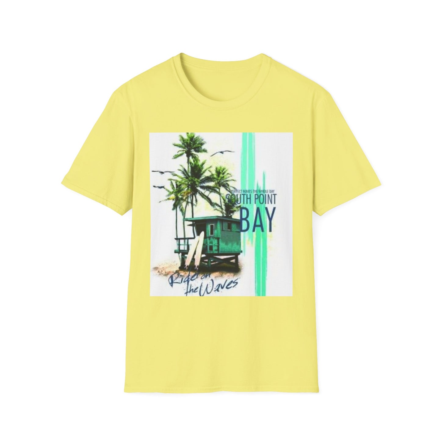 South Point Bay Graphic Tee | Unisex Softstyle T-Shirt, Beach Vibes, Casual Wear, Summer Fashion, Gift for Him or Her