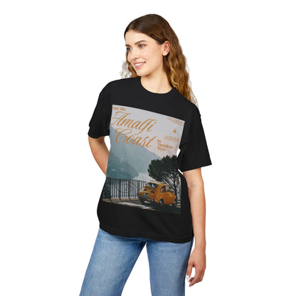 Amalfi Coast Vintage Fiat Tee – Retro Travel Graphic T-Shirt