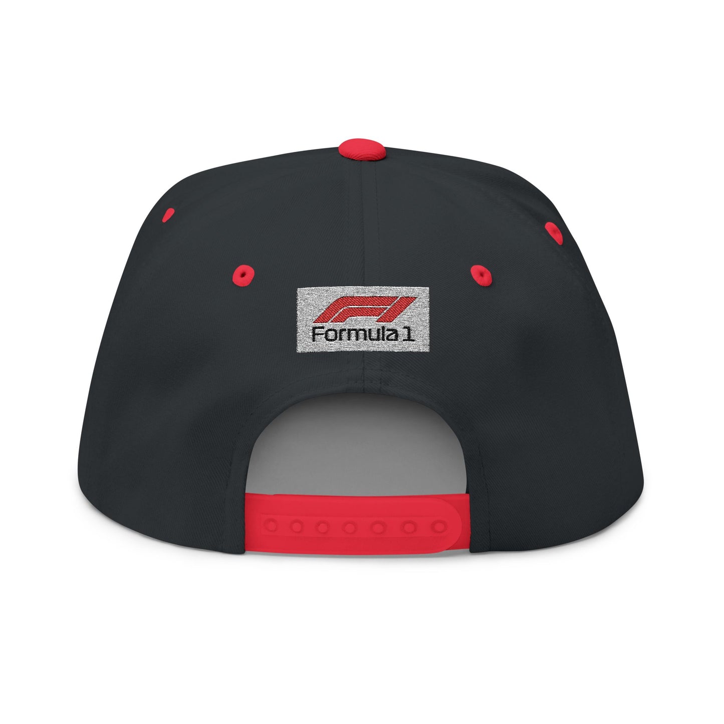 Formula 1 Embroidered Flat Bill Cap – Racing Logo Snapback