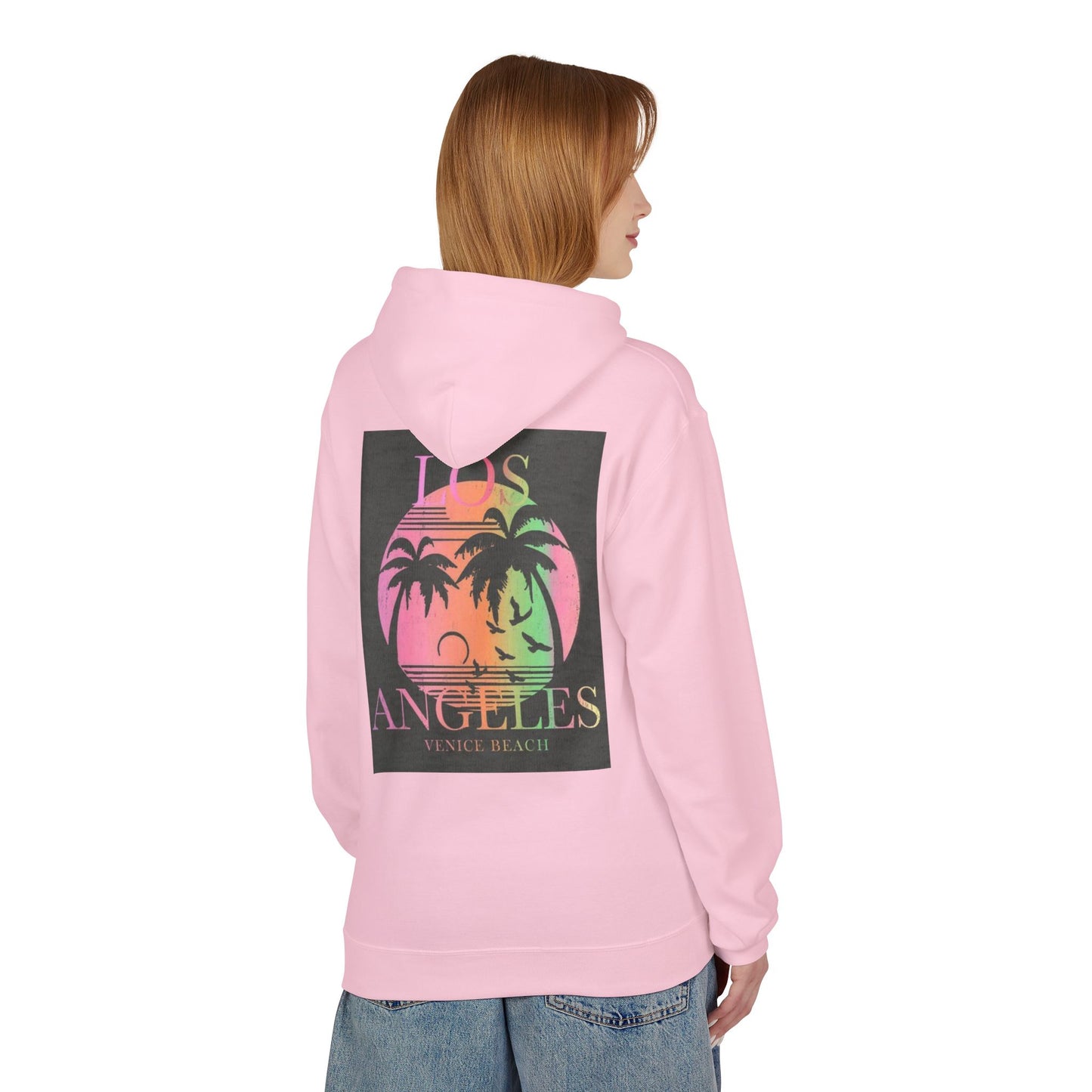 Los Angeles Venice Beach Graphic Hoodie - Cozy Unisex Fleece for Casual Style