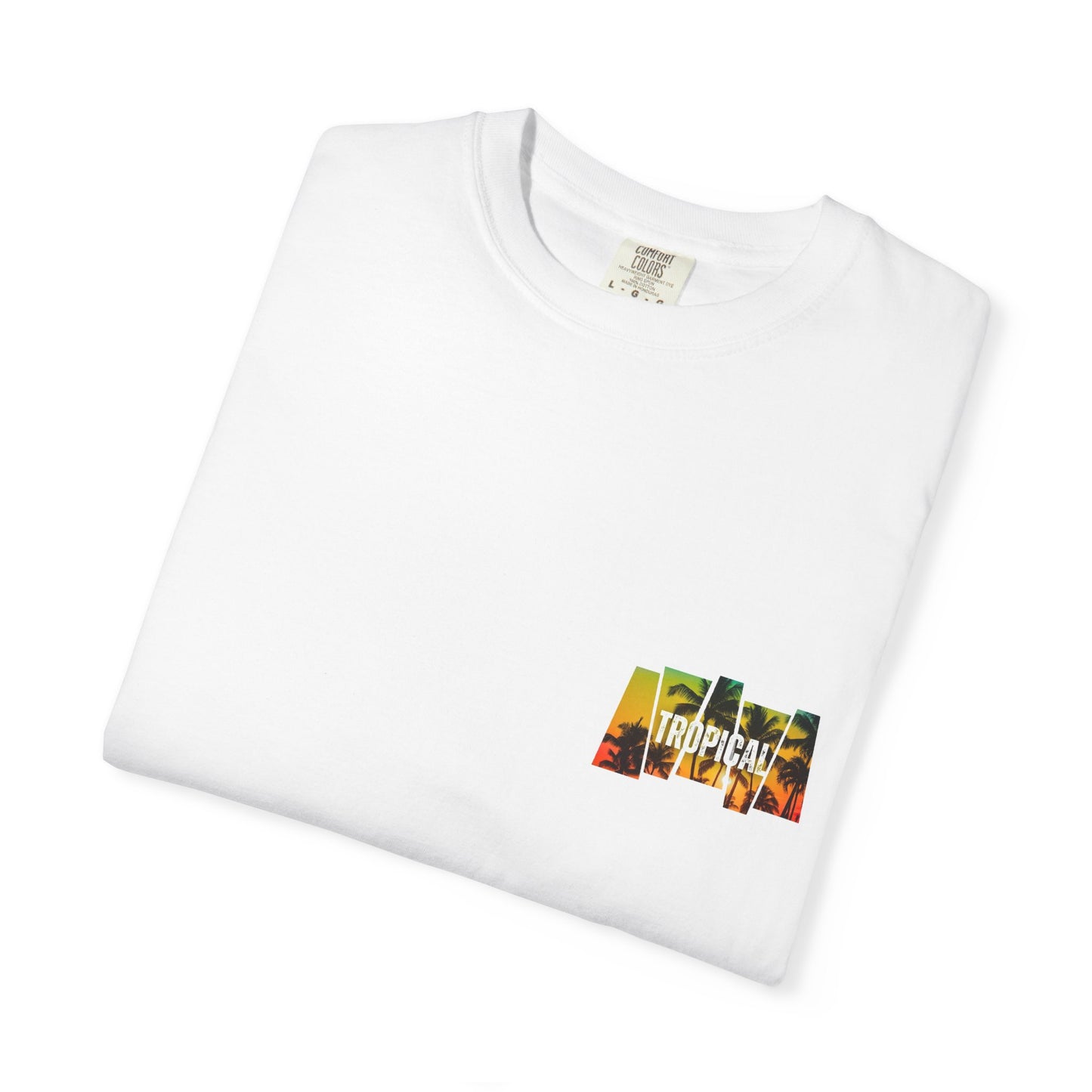 Tropical Vibes Unisex Garment-Dyed T-shirt