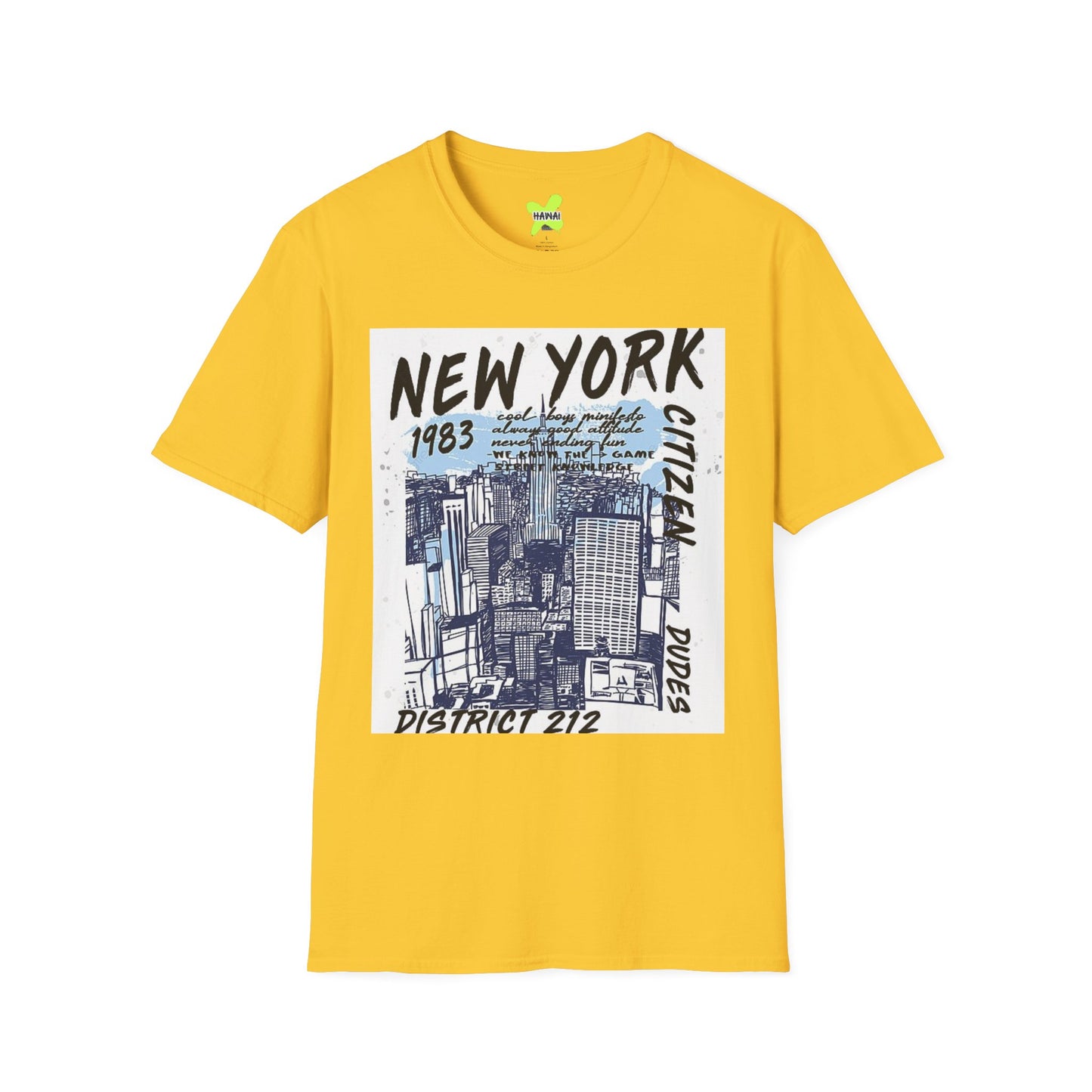New York City Graphic Unisex T-Shirt - 1983 District 212 Design