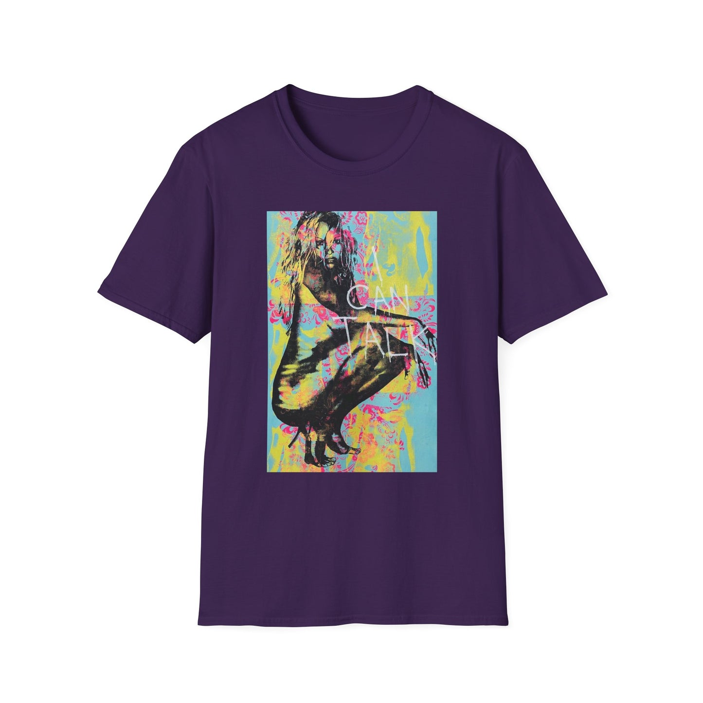 Artistic Unisex Softstyle T-Shirt - Vibrant Graphic Design for Creative Souls