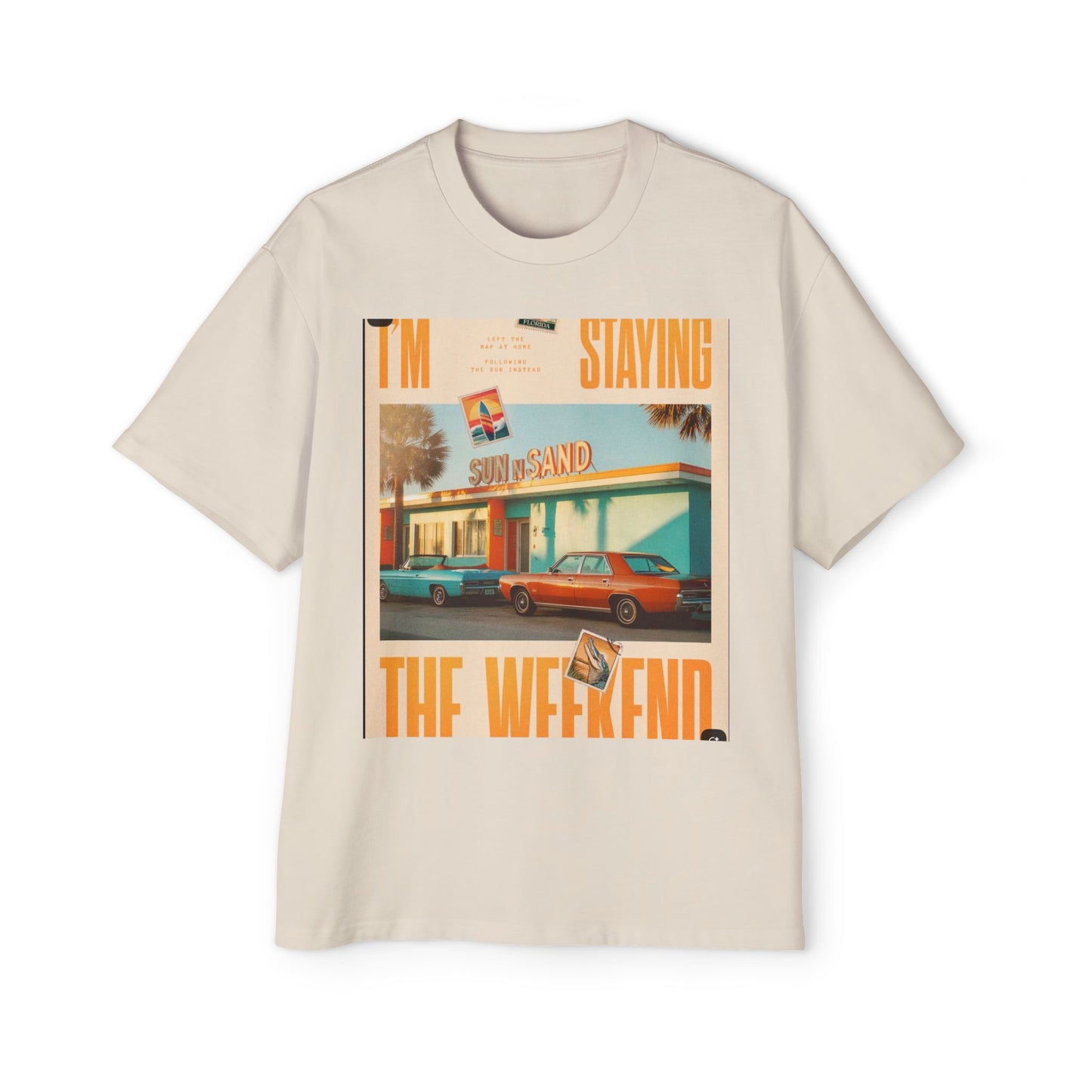 Weekend Vibes Tee — "I'm Staying the Weekend" Retro Diner Graphic T-Shirt