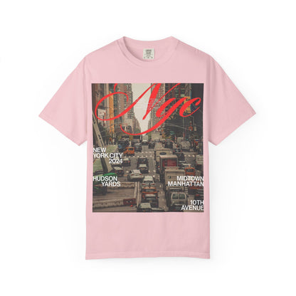 NYC Traffic Photo Tee — Midtown Manhattan Hudson Yards Graphic T-Shirt