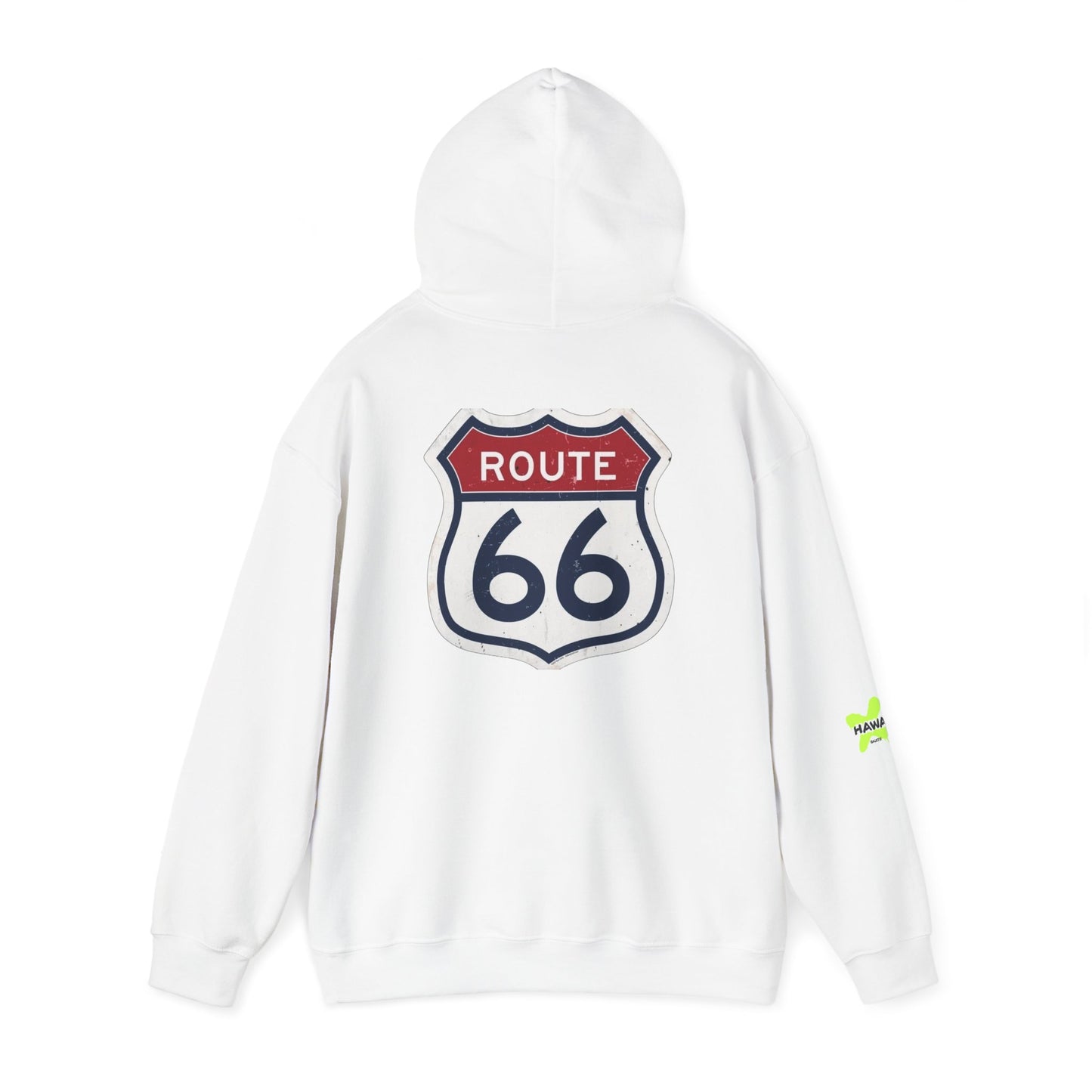 Route 66 Vintage Hooded Sweatshirt | Unisex Heavy Blend™