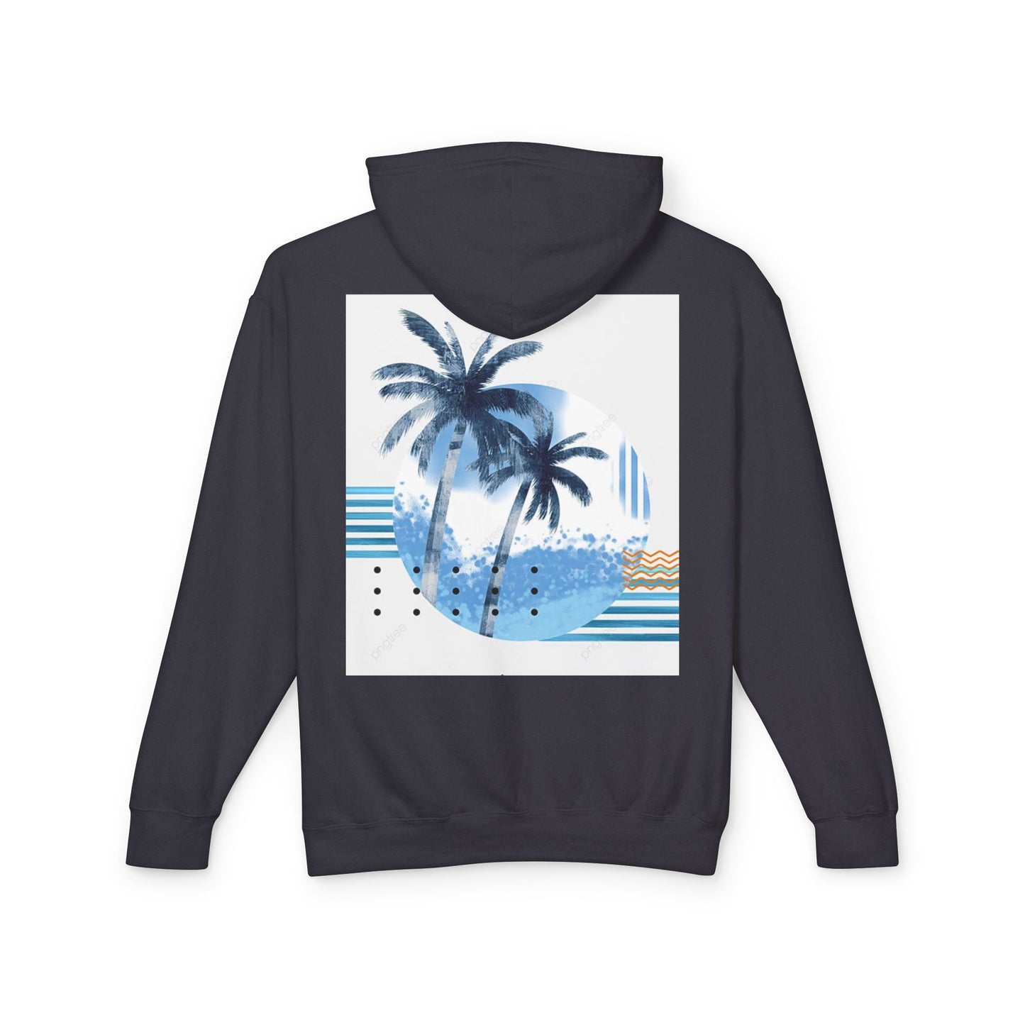 Tropical Vibes Lightweight Hooded Sweatshirt