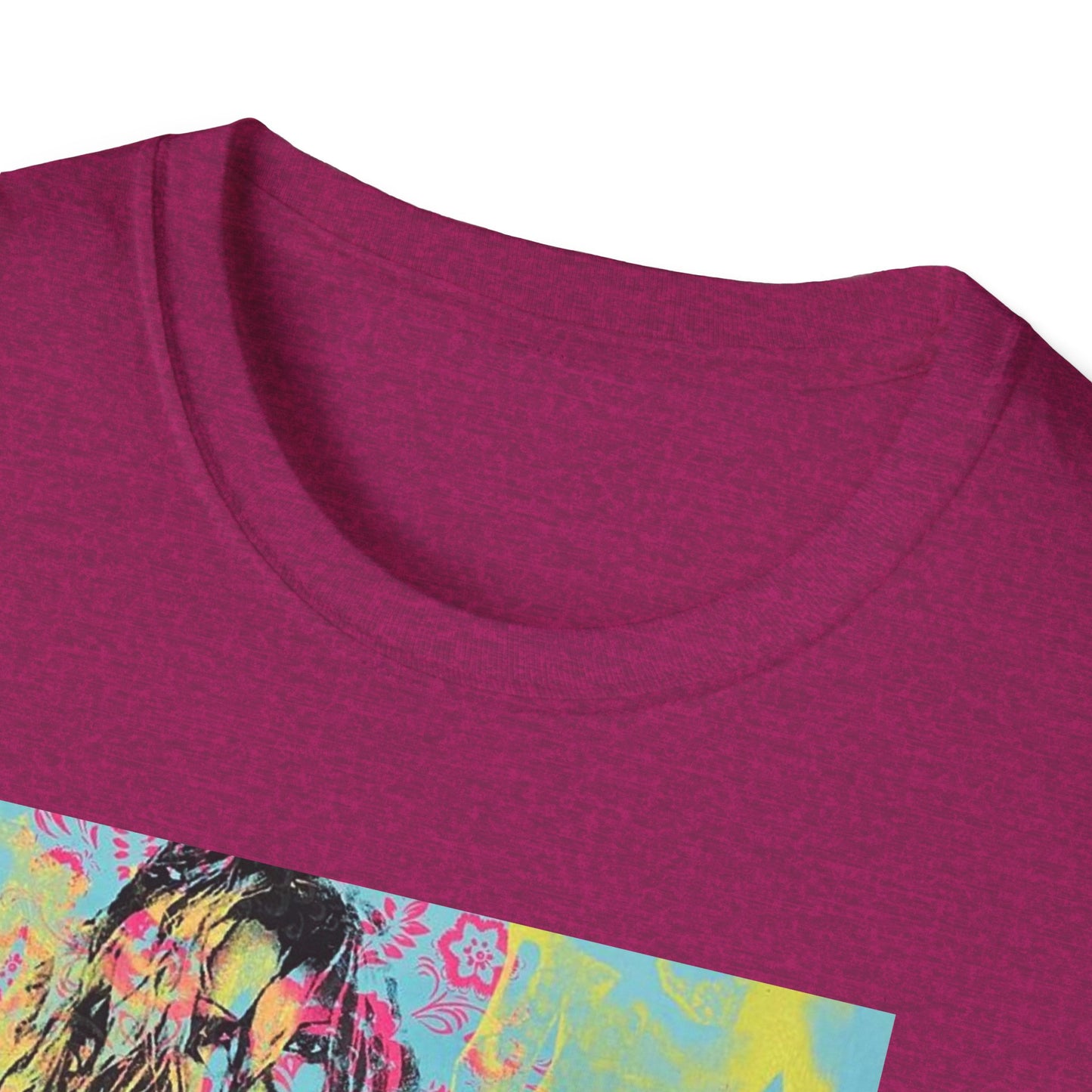 Artistic Unisex Softstyle T-Shirt - Vibrant Graphic Design for Creative Souls