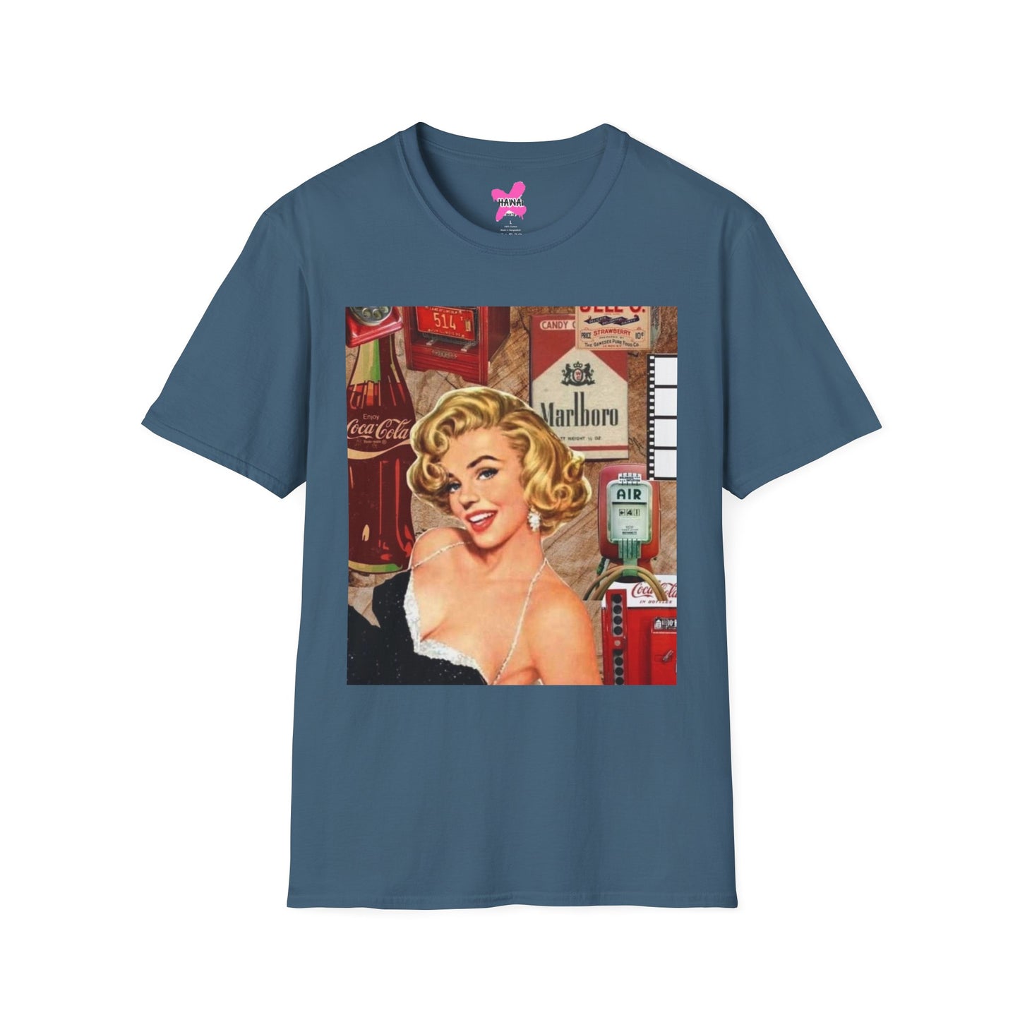 Retro Marilyn Monroe Unisex Softstyle T-Shirt - Vintage Glamour Tee