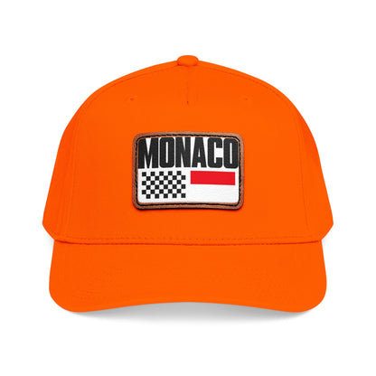 Monaco Leather Patch Baseball Cap – Vintage Racing Flag Hat