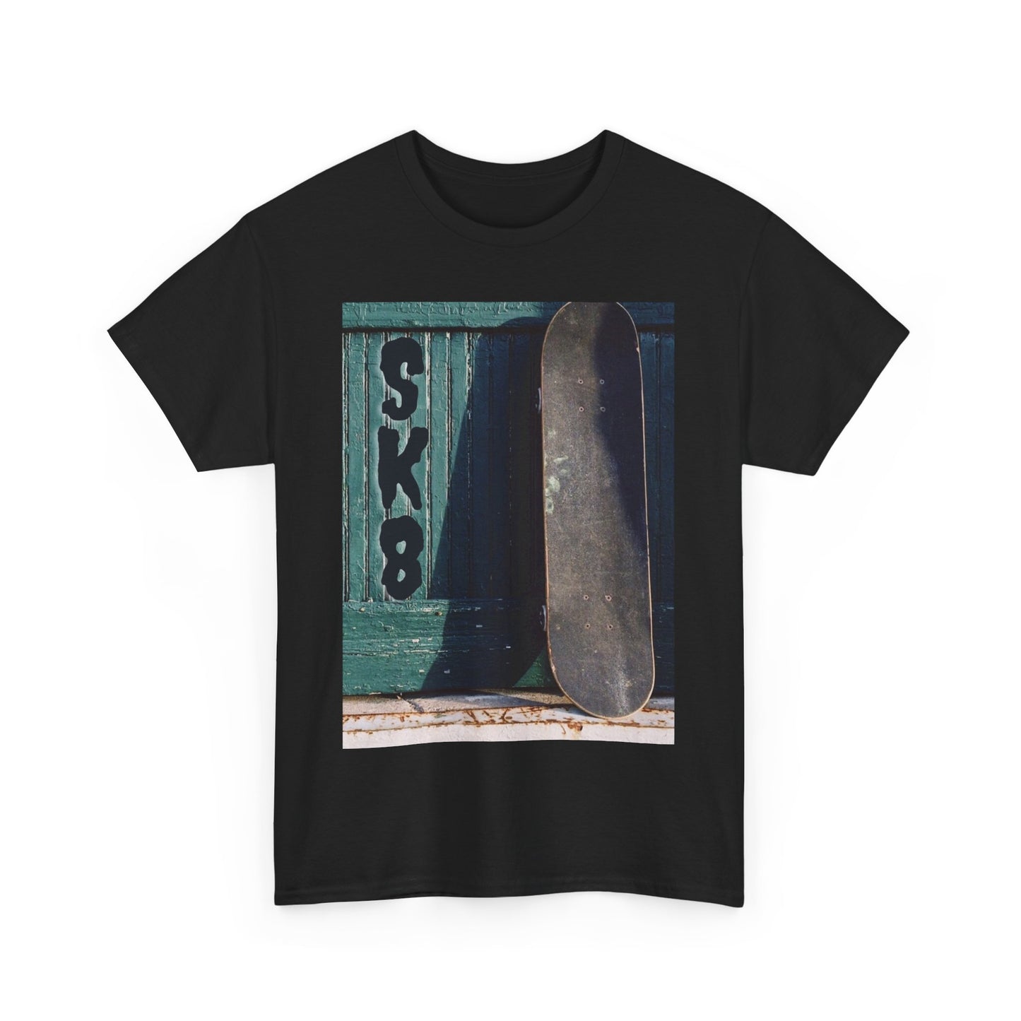 Skateboarding Vibes Unisex Heavy Cotton Tee - Perfect Gift for Skaters