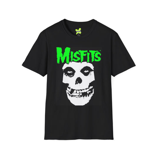 Misfits Skull Unisex Softstyle T-Shirt - Vintage Punk Rock Apparel