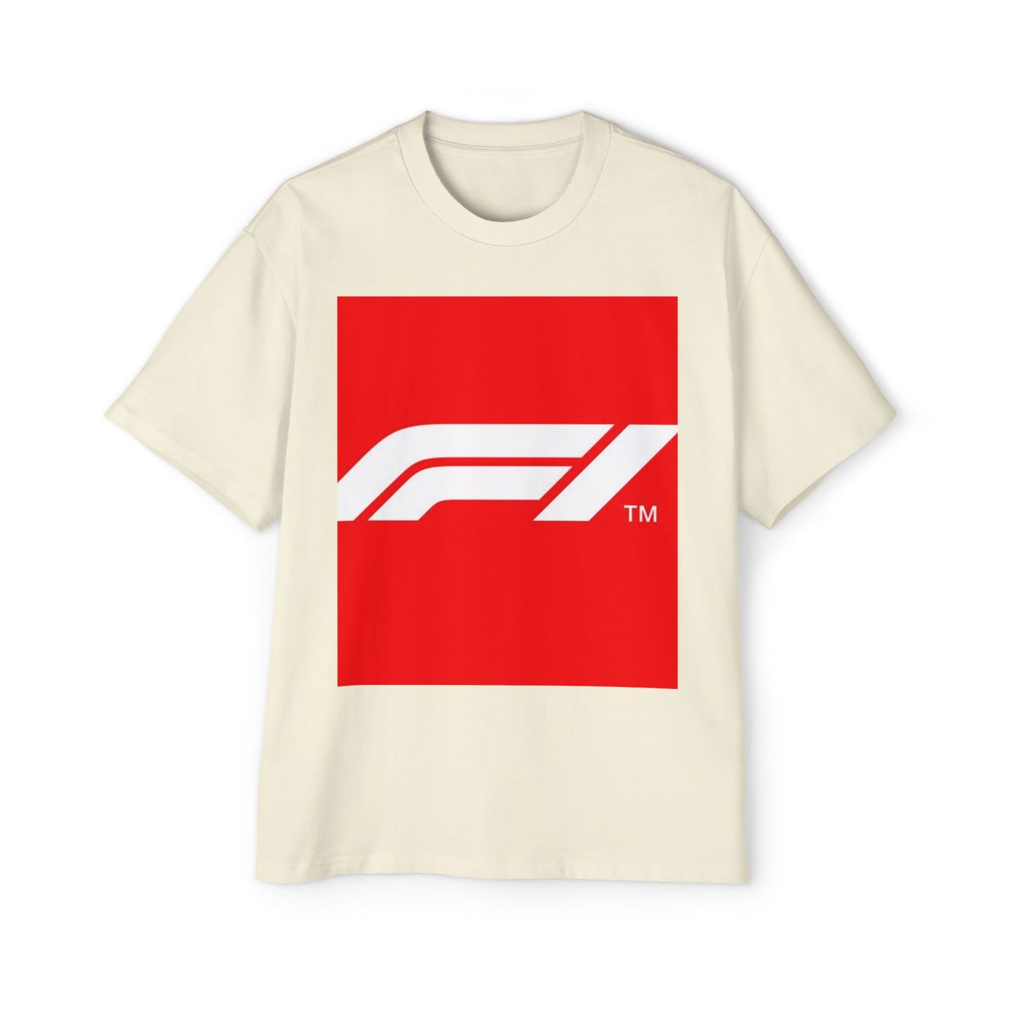 Racing Graphic Tee — Bold Red F1 Logo Shirt
