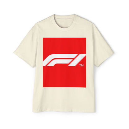 Racing Graphic Tee — Bold Red F1 Logo Shirt