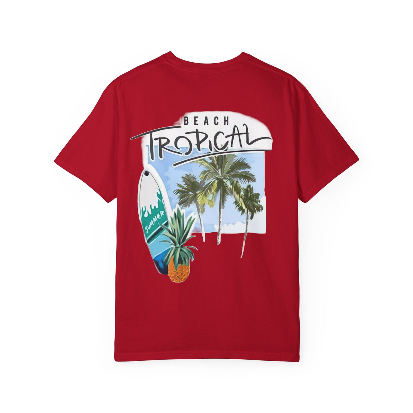 Tropical Graphic Tee, Unisex Beach Shirt, Summer Shirt, Vacation Wear, Casual Essentials, Gift for Beach Lovers