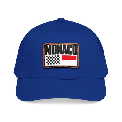 Monaco Leather Patch Baseball Cap – Vintage Racing Flag Hat