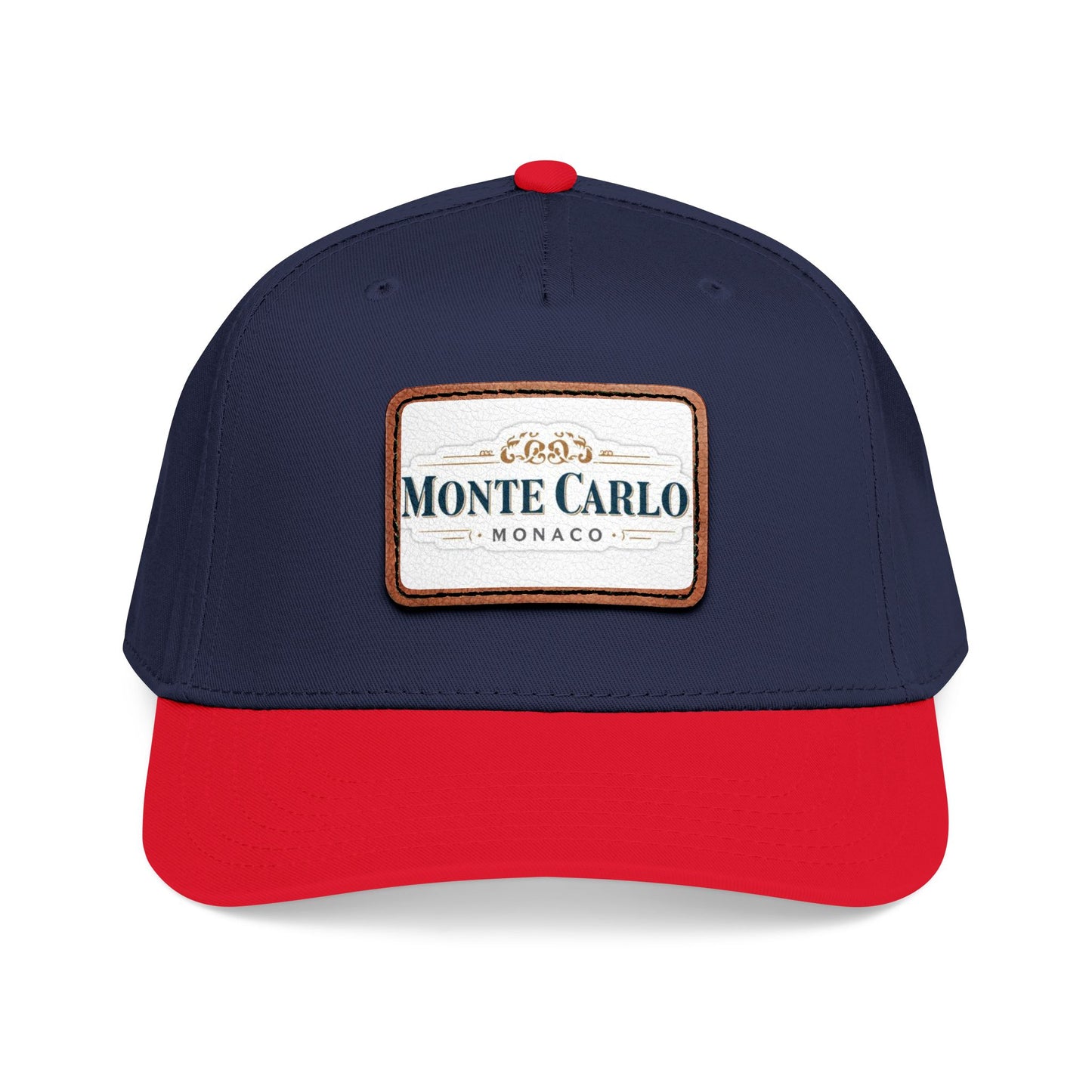 Monte Carlo Leather Patch Baseball Cap