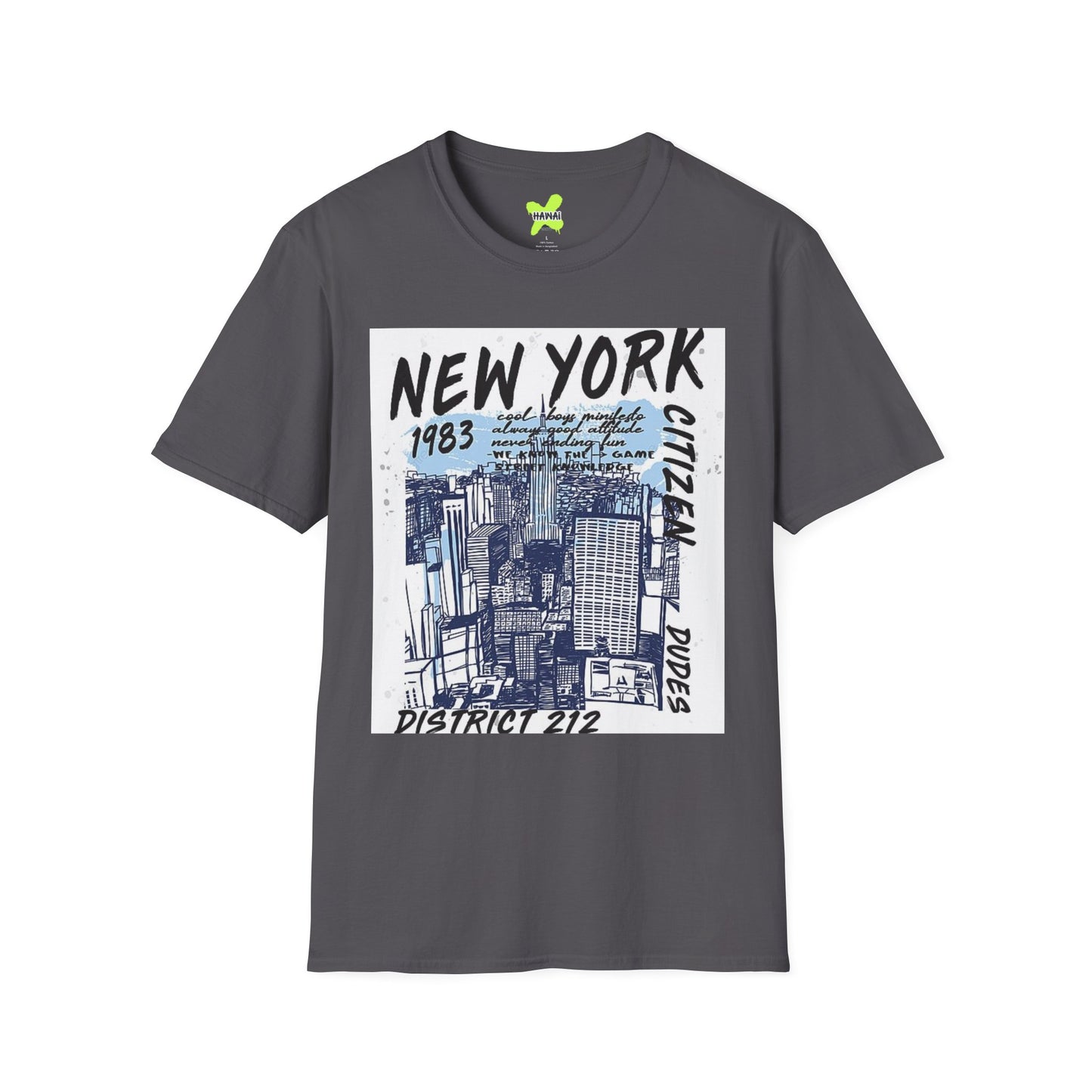 New York City Graphic Unisex T-Shirt - 1983 District 212 Design