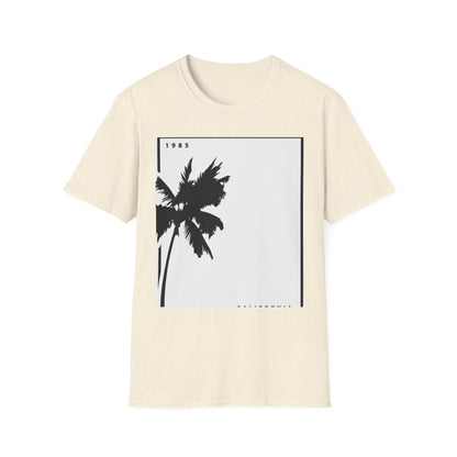 Tropical Palm Graphic Tee - Vintage Summer Vibes, Vacation Shirt, Unisex Casual Wear, Gift for Beach Lovers, 1985 Design