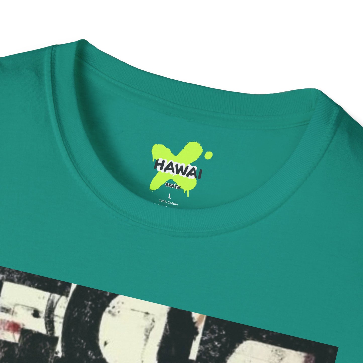 Artistic Unisex Softstyle T-Shirt - Modern Abstract Design