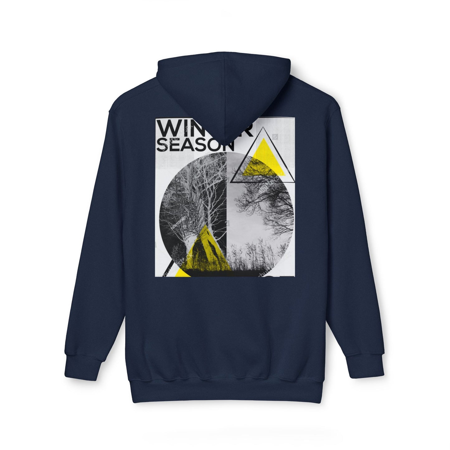 Winter Season Unisex Hoodie, Cozy Sweatshirt for Cold Weather, Holiday Gift, Layering, Casual Wear, Graphic Design
