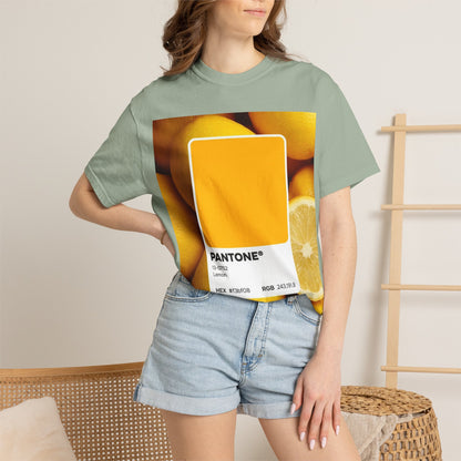 Pantone Lemon Print T-Shirt