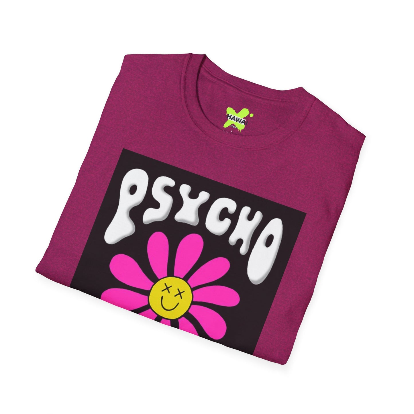 Psychedelic Flower Unisex Softstyle T-Shirt