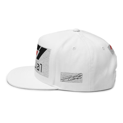 Formula 1 Embroidered Flat Bill Cap – Racing Logo Snapback