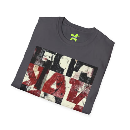 Artistic Unisex Softstyle T-Shirt - Modern Abstract Design