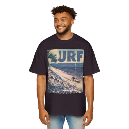 Surf Vintage Photo Tee — Men's Oversized Surf Graphic T-Shirt